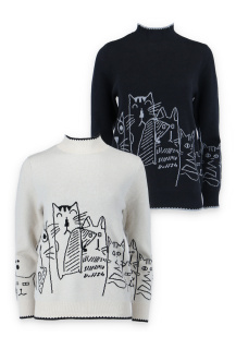 Svetřík úpletový stojáček Damod 22628