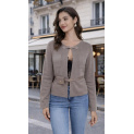 Stylový kardigan s přezkou S18700
