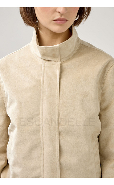 Stylová bunda imit. broušené kůže Nyx ESC 5175