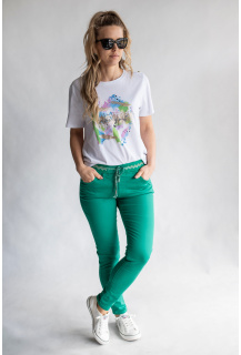 Kalhoty džínové color Onado H2812 V zelená