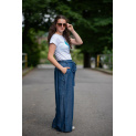 Kalhoty široké culottes 1287