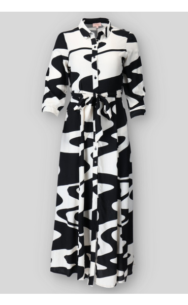 Košilové šaty s potiskem GOA 62998/1604