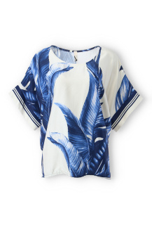 Halenka oversize vzor LIST 50118