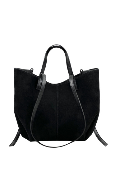 Velká kabelka z broušené kůže 650-c Itálie