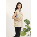 Trendy džínová vesta oversize C10449