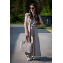 Dlouhé šaty bez rukávu VOGUE 57332