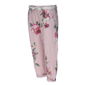  Kalhoty capri s potiskem 7232 len Italie