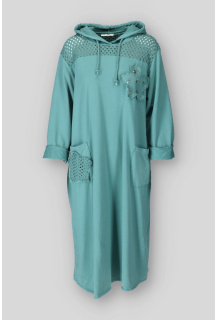 Trendy šatovka s kapucí DM 61879