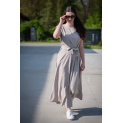 Dlouhé šaty bez rukávu VOGUE 57332
