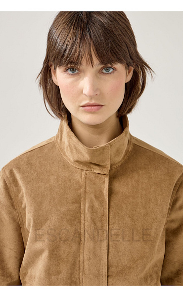 Stylová bunda imit. broušené kůže Nyx ESC 5175