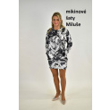 Šaty mikinové  šedá Miluše- Kepa style