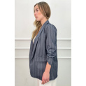 Trendy sako/kardigan s řaseným rukávem 19052