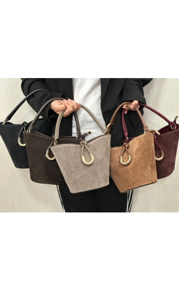 Kabelka/vak broušená kůže 697-C Itálie