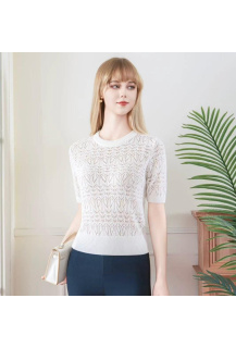 Elegantní svetřík kr. rukáv S26-6028