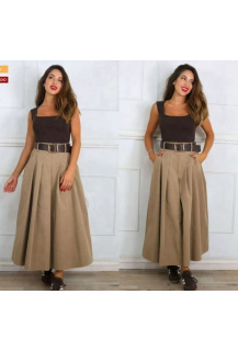 Dlouhá sukně  s páskem VOGUE 68091