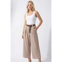 Široké kalhoty 7/8 s páskem 38093