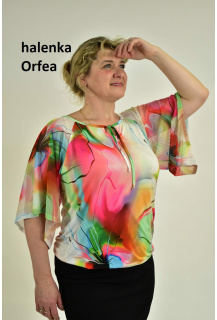 Halenka šifón rukáv Orfea , Kepa Style