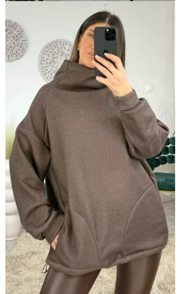 Trendy mikina se stojáčkem VOGUE 60325