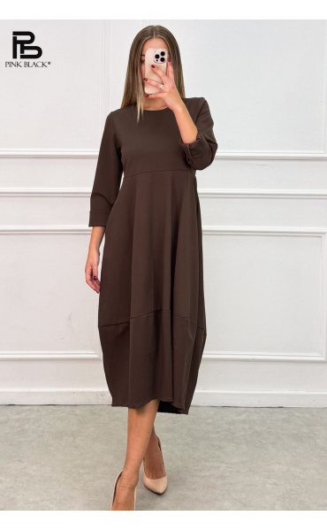 Dlouhé balónové šaty Lamiar 36190