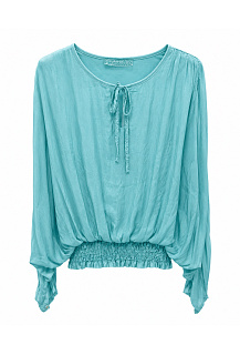 Halenka hedvábí v BOHO stylu 25363
