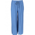 letní kalhoty culottes modrá