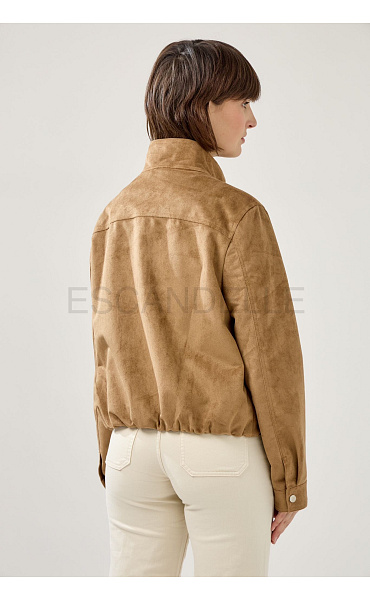 Stylová bunda imit. broušené kůže Nyx ESC 5175