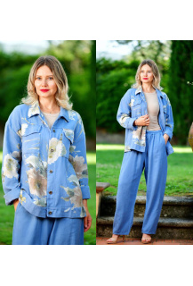 Bunda oversized květ SF 25366