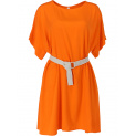 dámské šaty viskóza oranžová