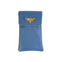 Kabelka malá crossbody-mobil ,kůže 999 Itálie