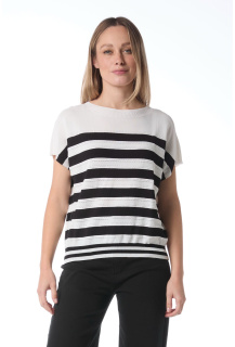 Halenka úplet s proužkem SEVENDAY 6289