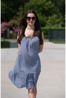 Krátké šaty s proužkem 21855