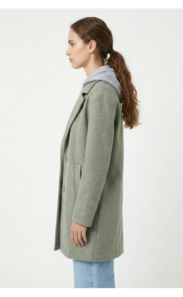 Stylový jarní kabát s mikinou K-ZELL 3616