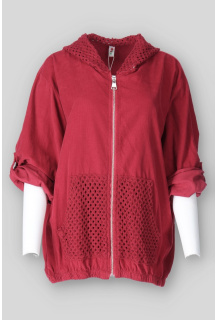 Bunda s kapucí manšestr SF 25390