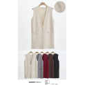 Dlouhá vesta oversized JK9397