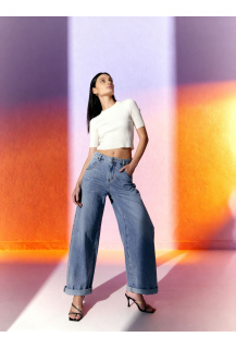 Kalhoty džínové balónové 3D-9339