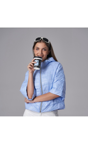 Stylová jarní bunda s 3/4 rukávem MB61075