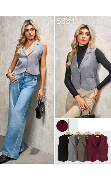 Elegantní vesta úplet 5384/T5201