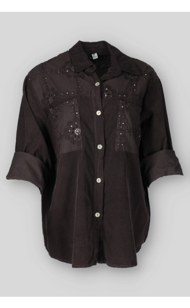 Košile manšestr kombinovaná SF 25446