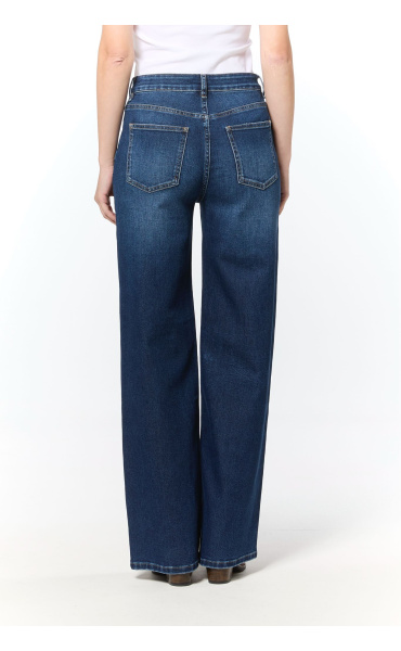 Kalhoty džínové WIDE LEG 3D-9289