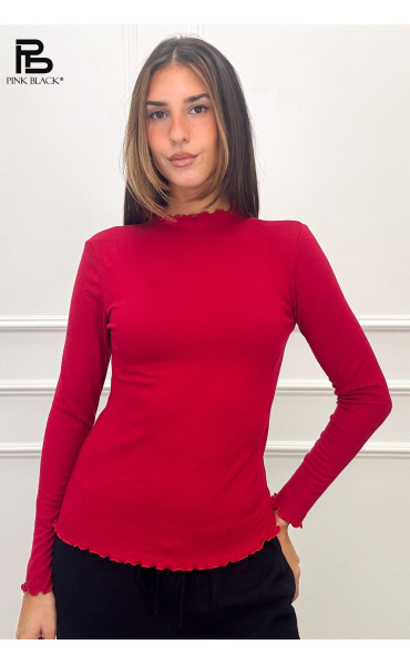 Halenka stojáček s řasením Lamiar 19627