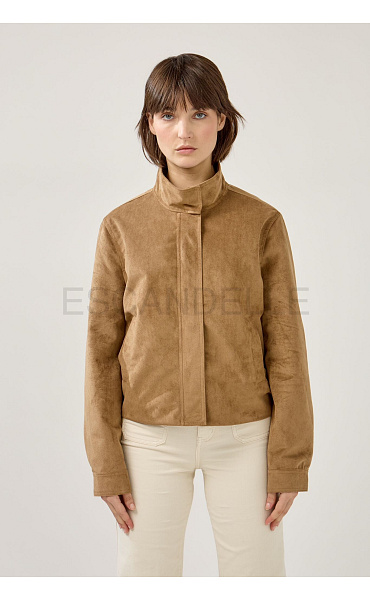 Stylová bunda imit. broušené kůže Nyx ESC 5175