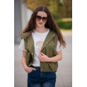 Stylová vesta s kapucí RAY 024