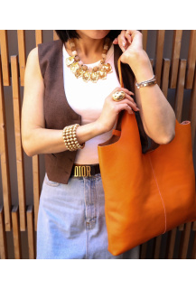 Trendy shopperka kožená 165