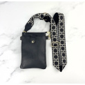 Kabelka malá crossbody-mobil ,kůže 949 Itálie