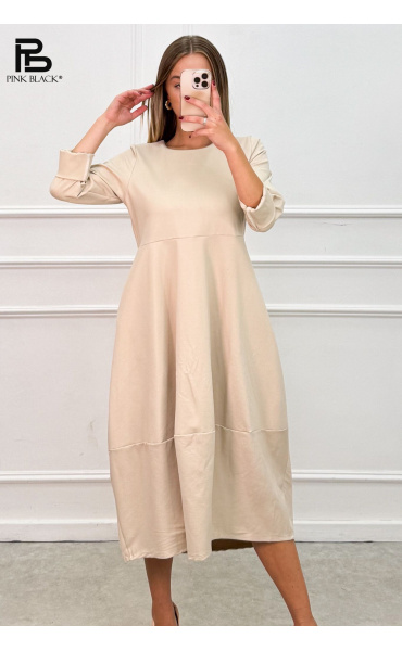 Dlouhé balónové šaty Lamiar 36190