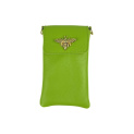 Kabelka malá crossbody-mobil ,kůže 999 Itálie