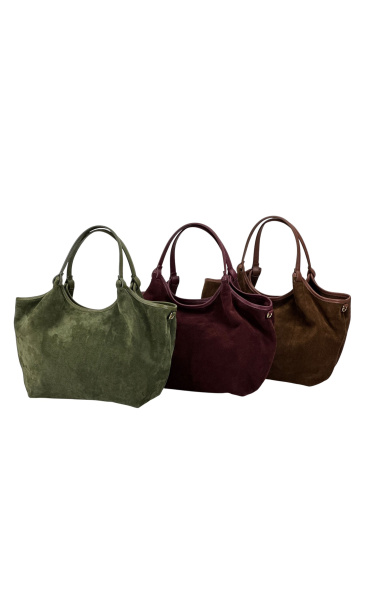 Kabelka z broušené kůže 591-C Itálie