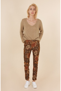 Kalhoty jeans color Onado H686-JB camel