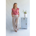 Kalhoty lněné culottes 10375 Itálie