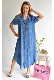 12801 šaty Jeans Itálie